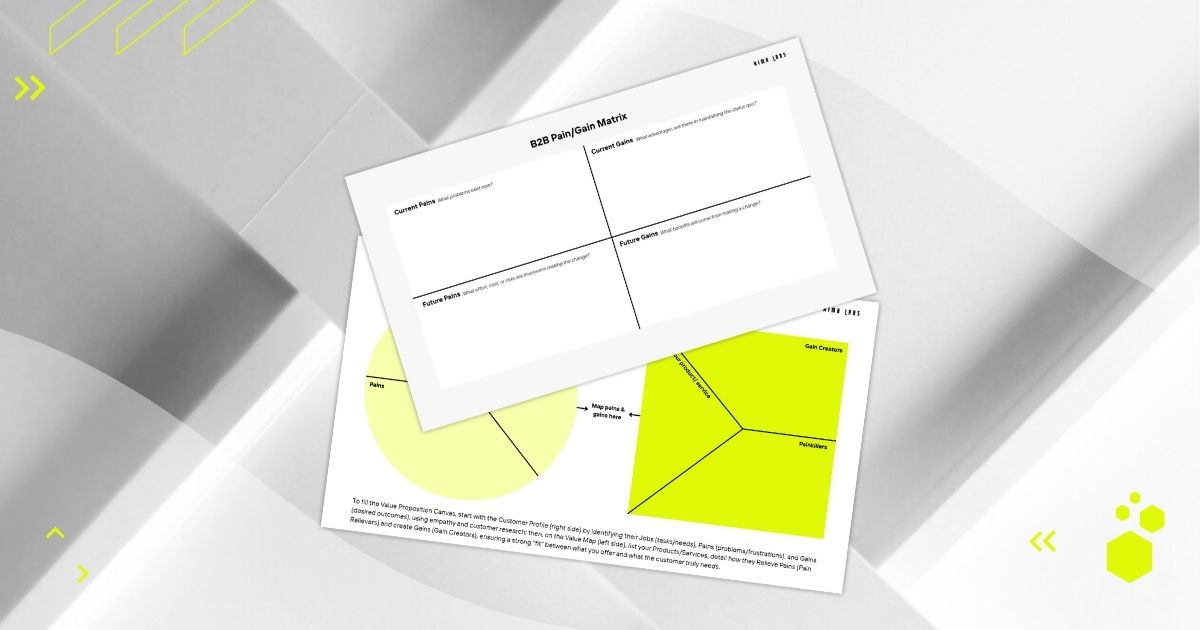 Cover: Pain/Gain Matrix & Value Proposition Canvas: How to map pains and gains to create messaging for your buyer